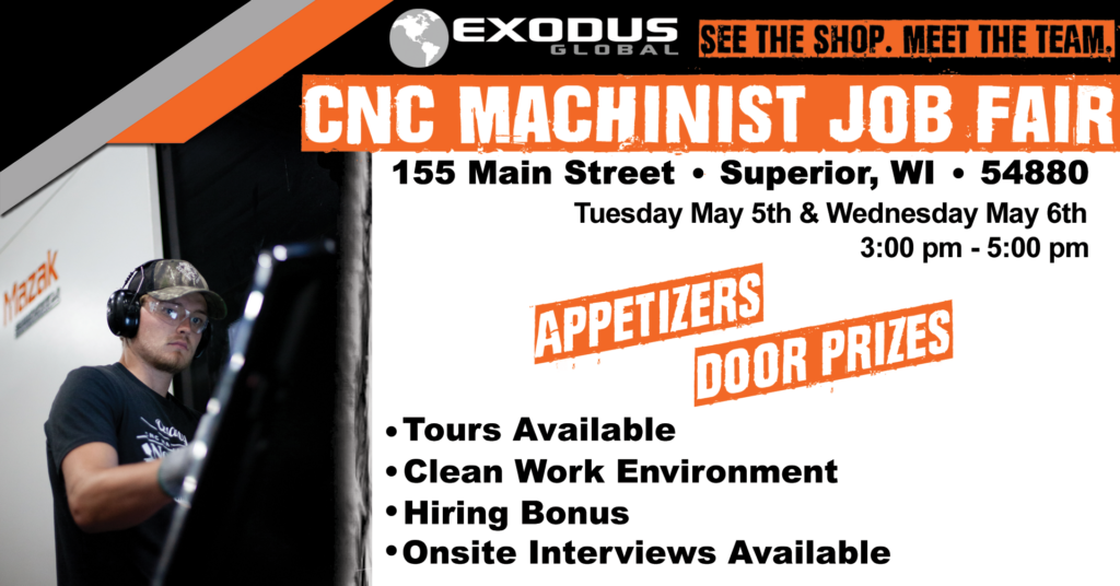 CNC Exodus Global Open House May 2026